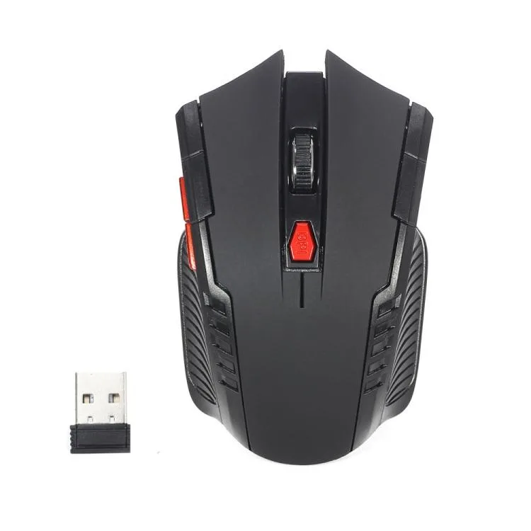 eForChina eForChina 6-Key 2.4G Wireless Mouse 1600DPI Black — fotografia produktu