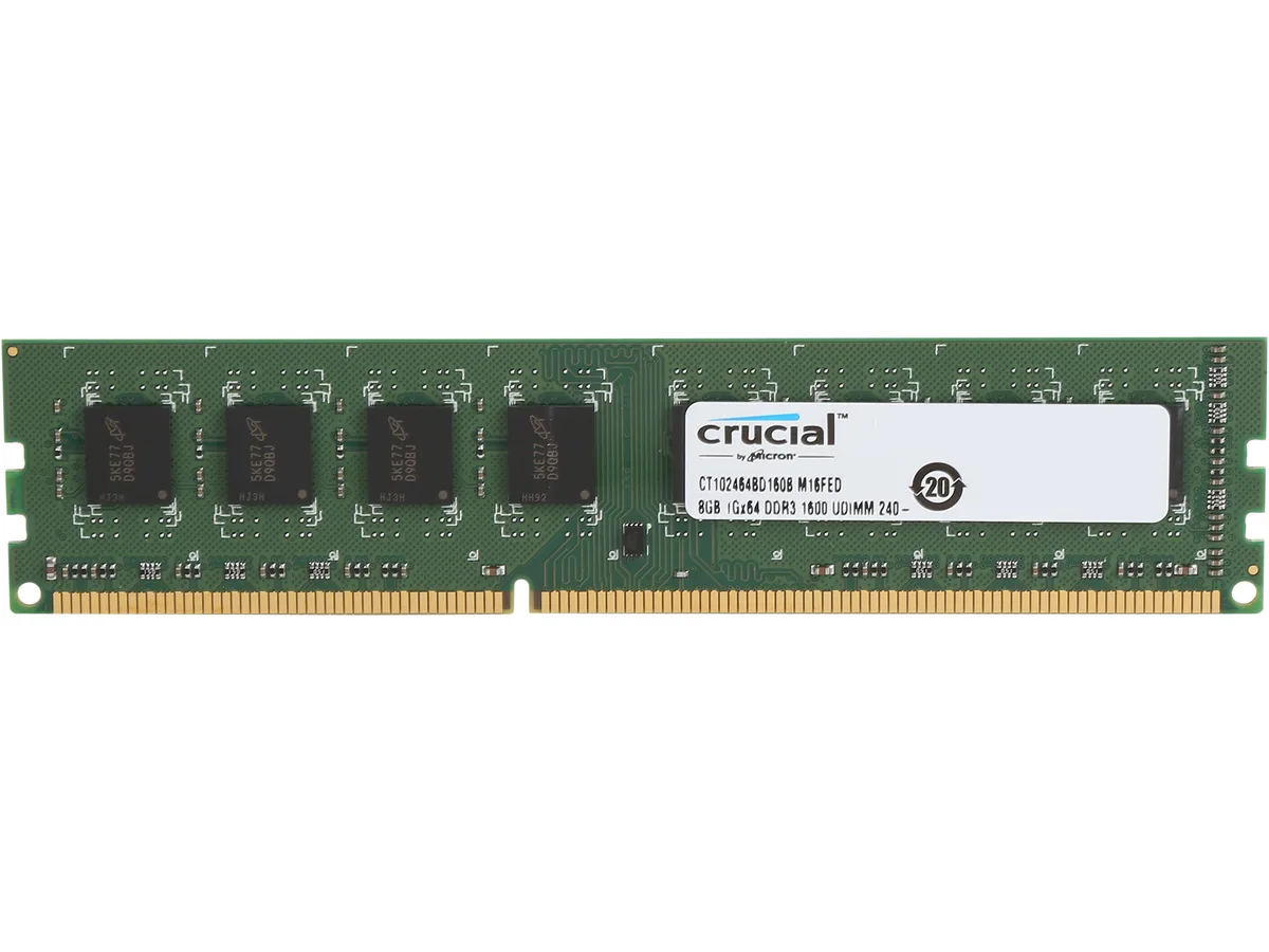Crucial Crucial CT102464BD160B 8GB DDR3L 1600 desktop RAM — product photo