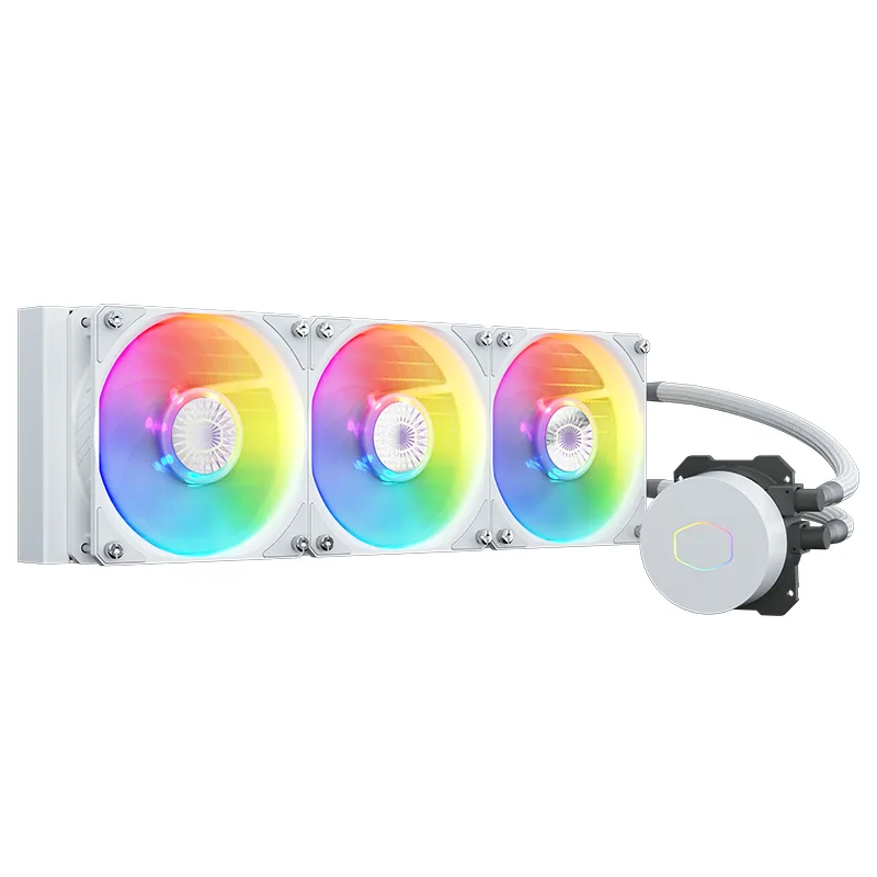 Cooler Master Cooler Master MasterLiquid B360 White Edition ARGB liquid cooler — foto del producto