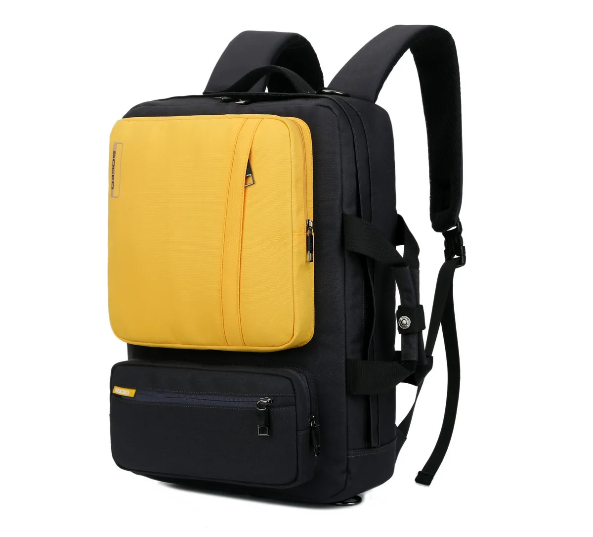LUOM LUOM SH-668 17.3" laptop backpack Yellow — 제품 사진