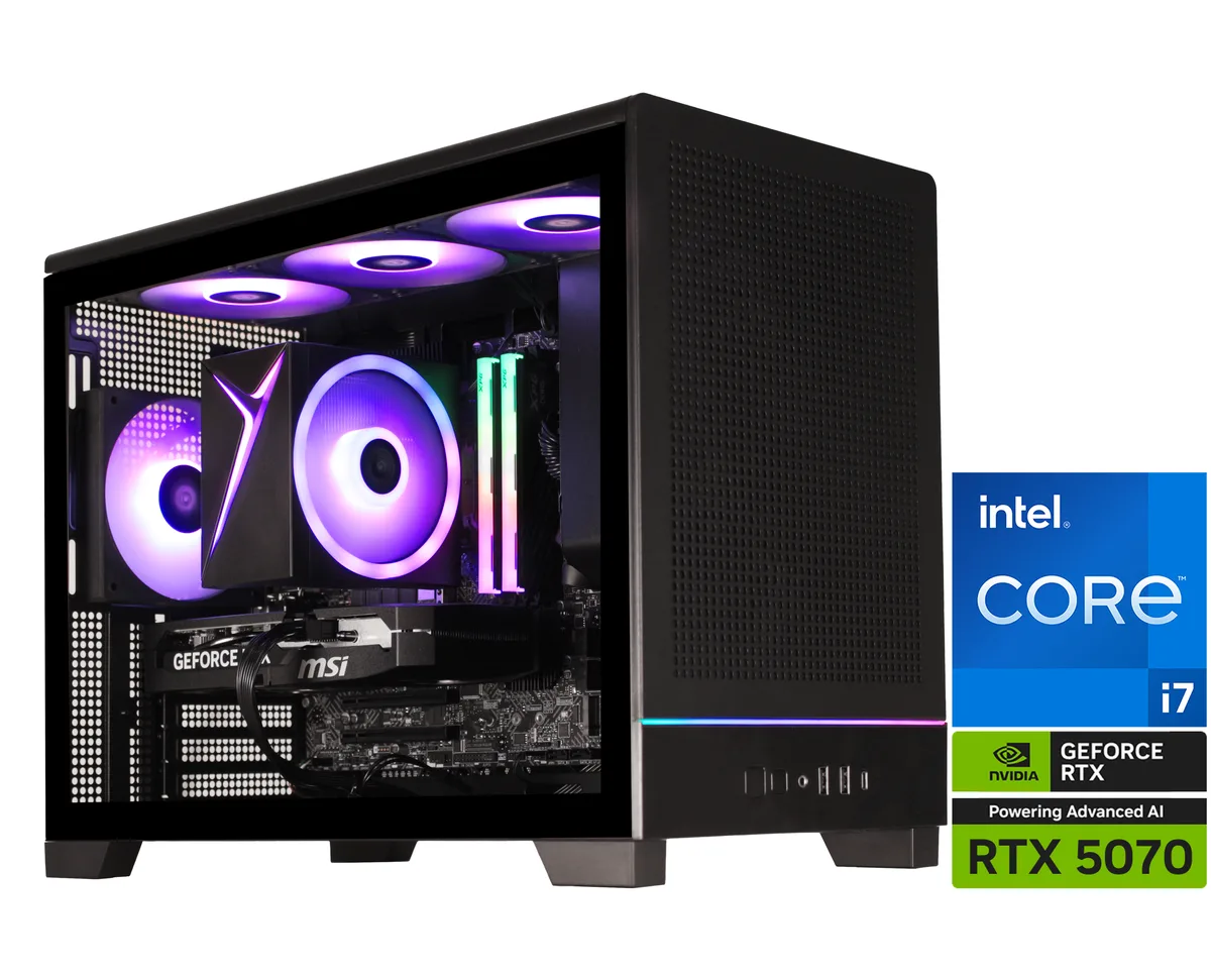 STORMCRAFT STORMCRAFT VI1470FCC-570N1 gaming PC i7-14700F RTX 5070 32GB DDR5 2TB NVMe — produktfoto
