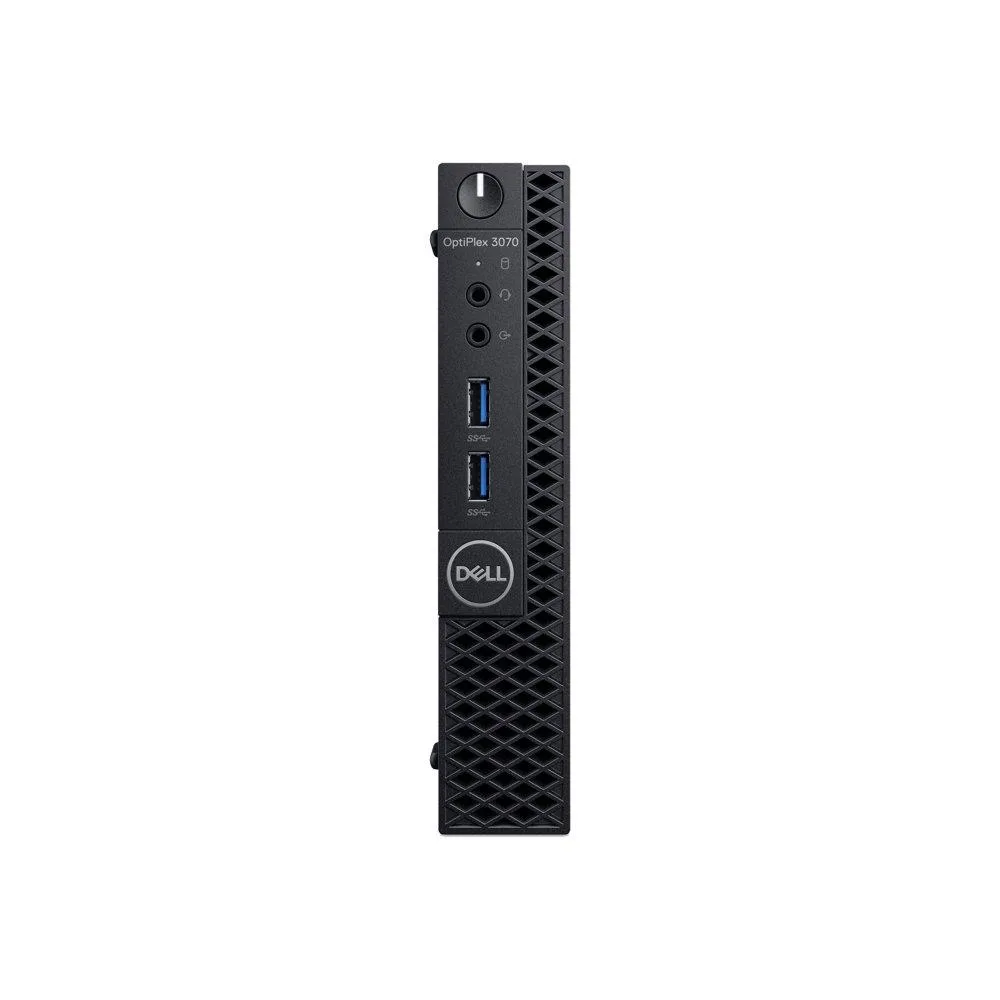 Small black Dell OptiPlex 3070 Micro desktop PC