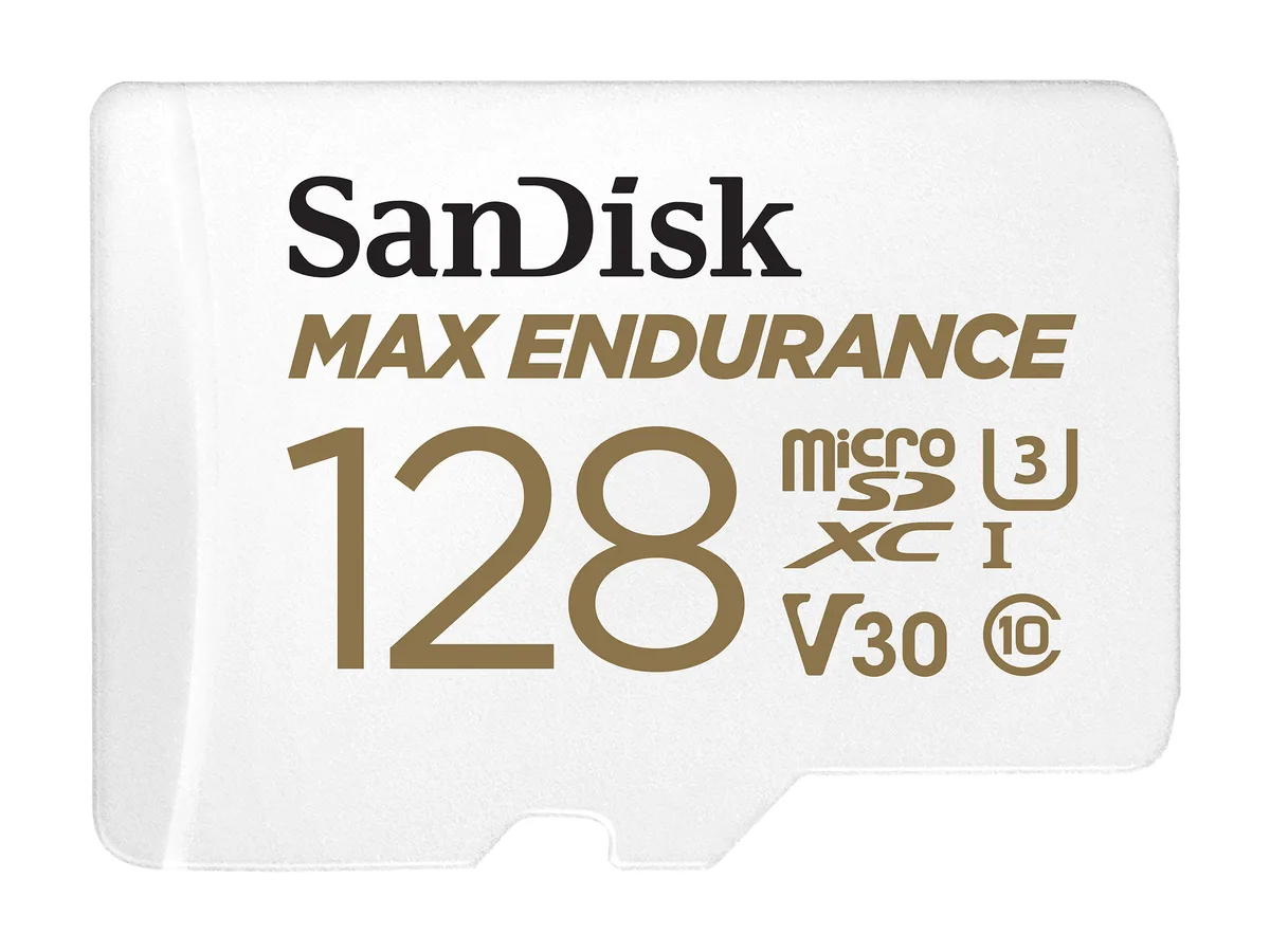 SanDisk SanDisk MAX ENDURANCE microSDXC 128GB U3 V30 SDSQQVR-128G-GN6IA memory card — foto del producto