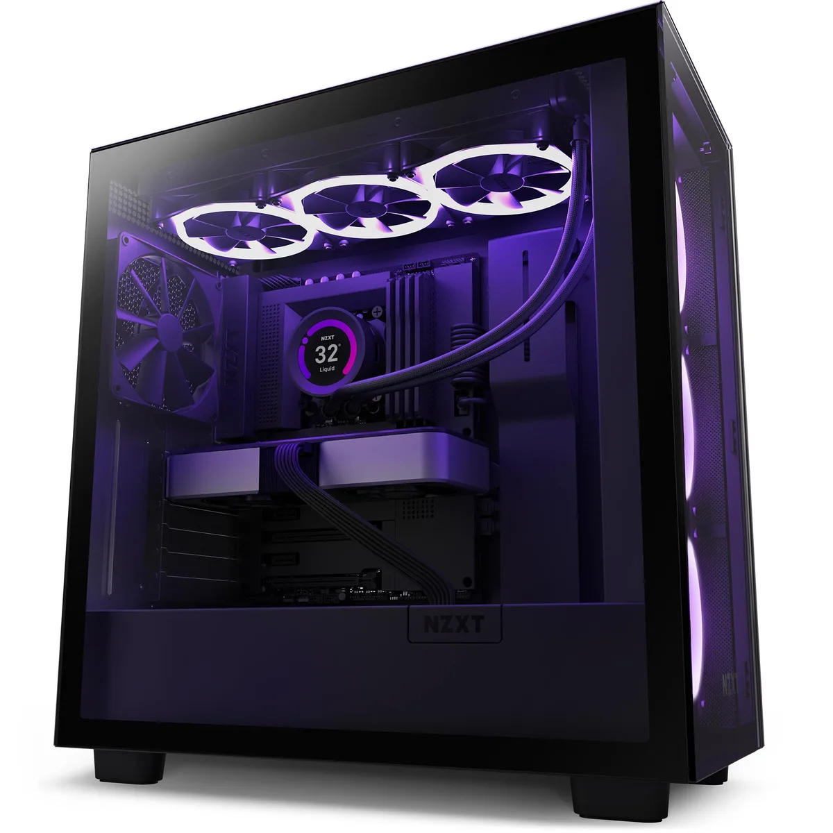 NZXT NZXT CM-H71EB-01 H7 Elite ATX Mid Tower PC Case Black — photo du produit