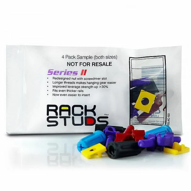 FireFold FireFold Rackstuds Series II RSL4C-S2 sample pack 4 each size colour — ภาพสินค้า