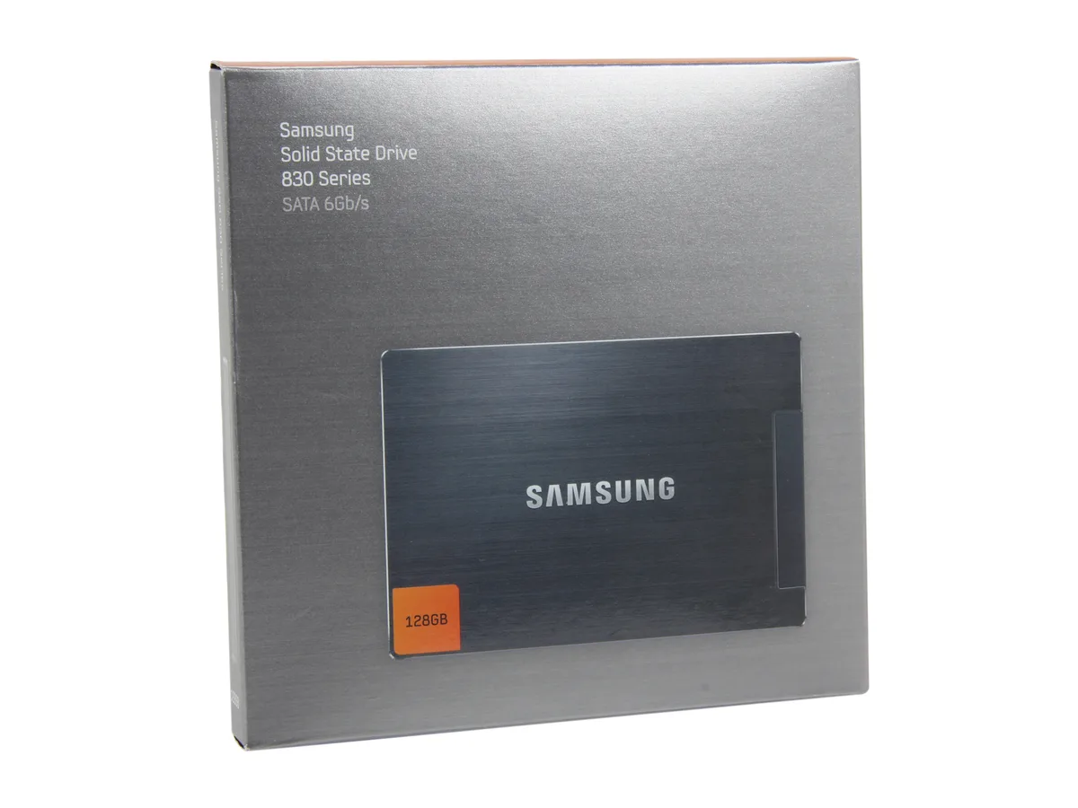 Rectangular 2.5 inch silver metal internal SSD