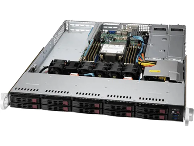Supermicro Supermicro SYS-110P-WTR barebone server 1U 10×2.5″ bays — preces foto