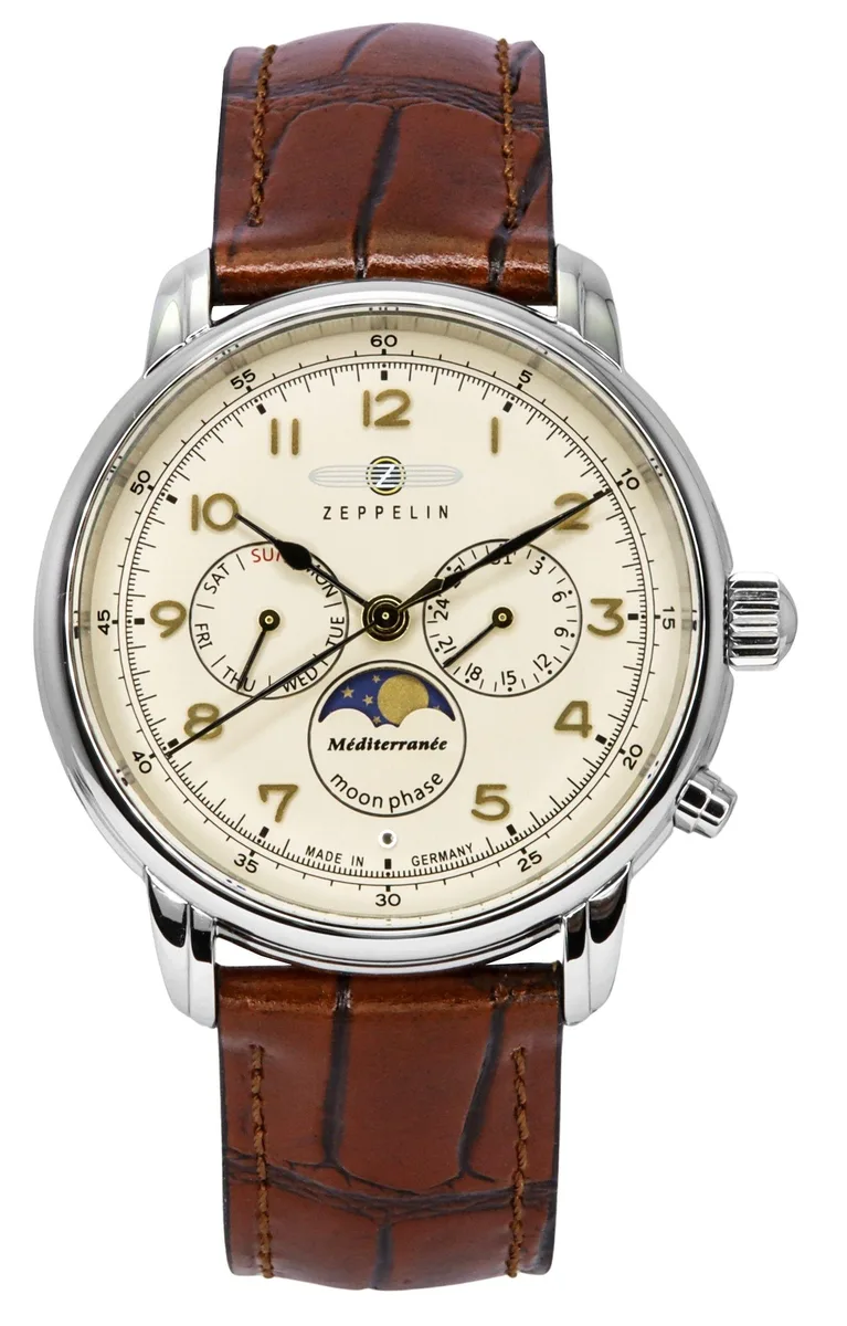 Graf Zeppelin Graf Zeppelin 96365 Mediterranean Beige Dial Quartz Watch — product photo