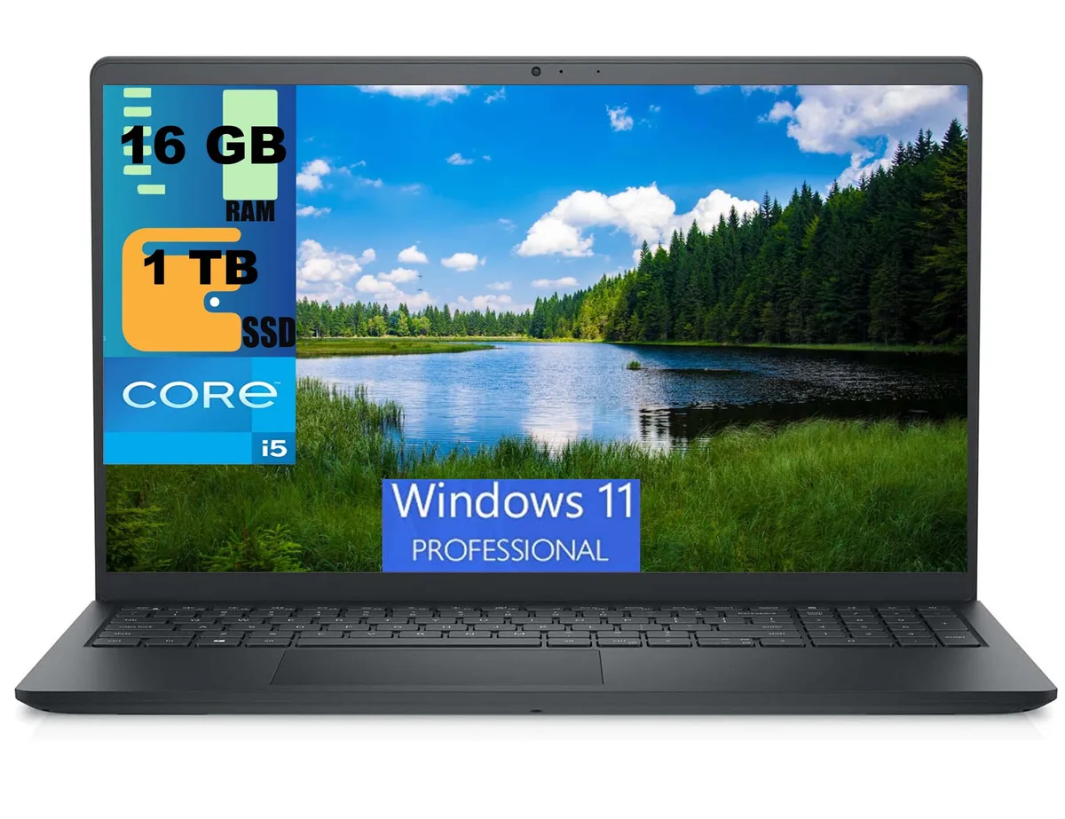 DELL DELL Inspiron 15 laptop i5-1155G7 16GB 1TB PCIe SSD — photo du produit