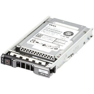 Silver 2.5 inch SAS enterprise SSD with hot-swap tray