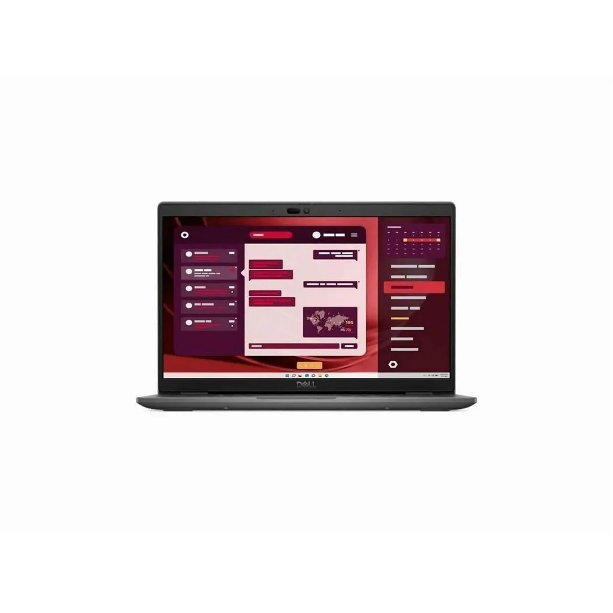 Gray Dell Latitude 3450 laptop closed showing matte finish and compact 14 inch form factor