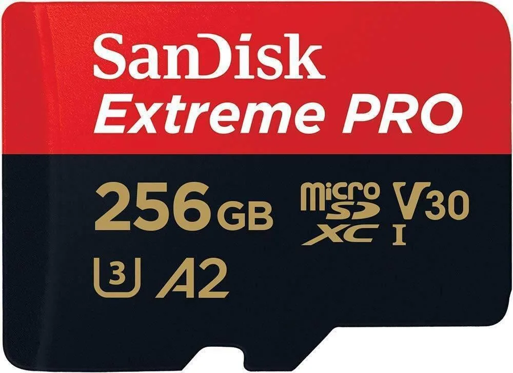 SanDisk SanDisk Extreme PRO 256GB microSDXC UHS-I U3 V30 A2 with adapter — foto produk