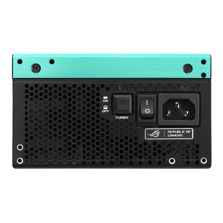 ASUS 80 PLUS Platinum power supply unit in standard ATX form factor with matte black finish