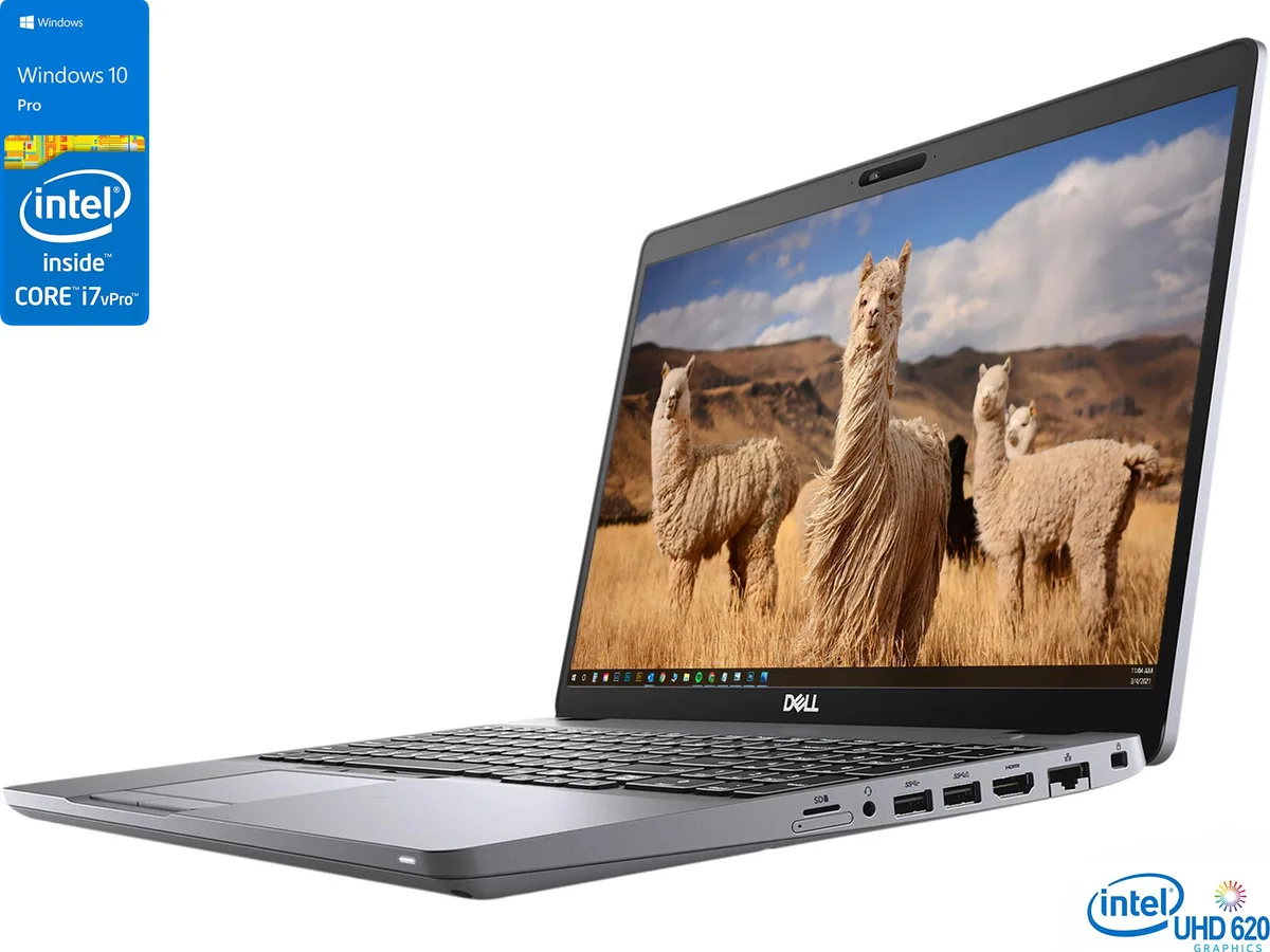 DELL DELL 5510 laptop Core i7-10610U 8GB RAM 256GB NVMe SSD — photo du produit