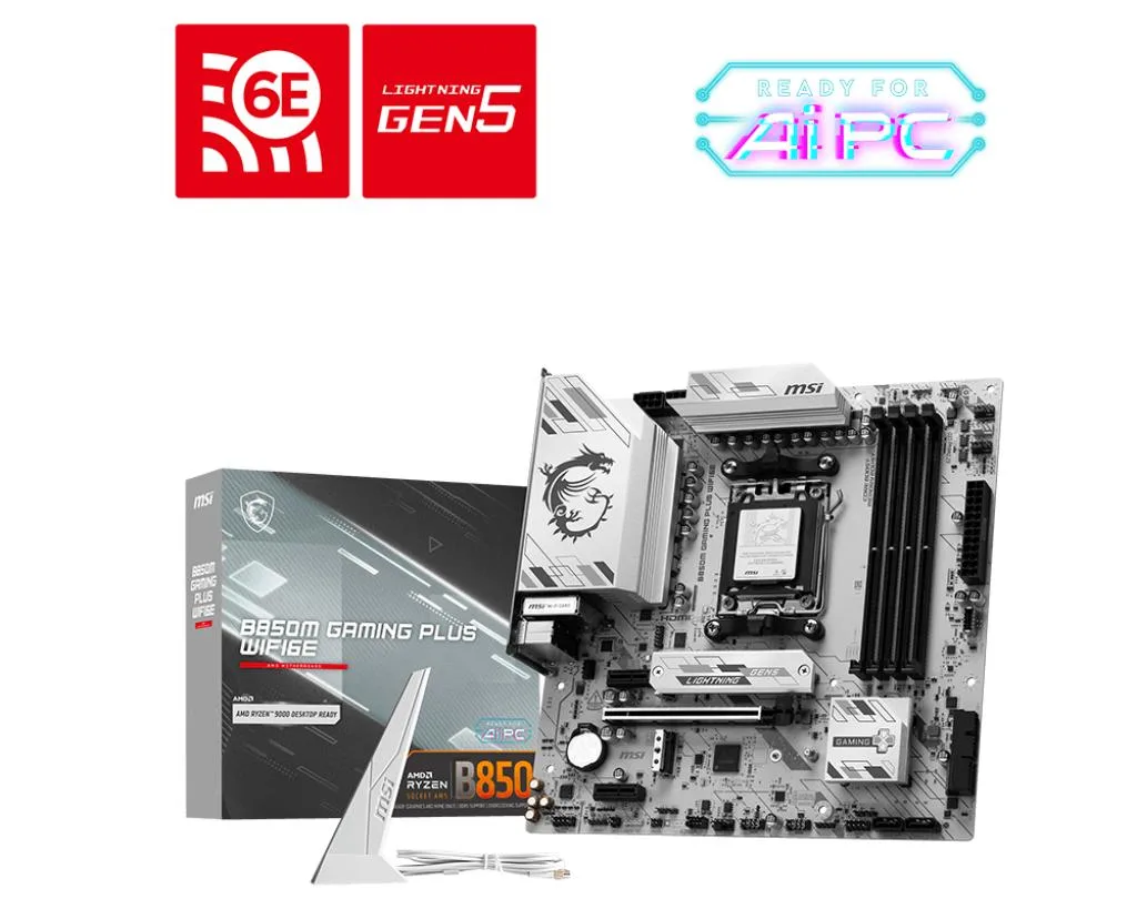 MSI MSI B850M GAMING PLUS WIFI6E AMD motherboard — photo du produit