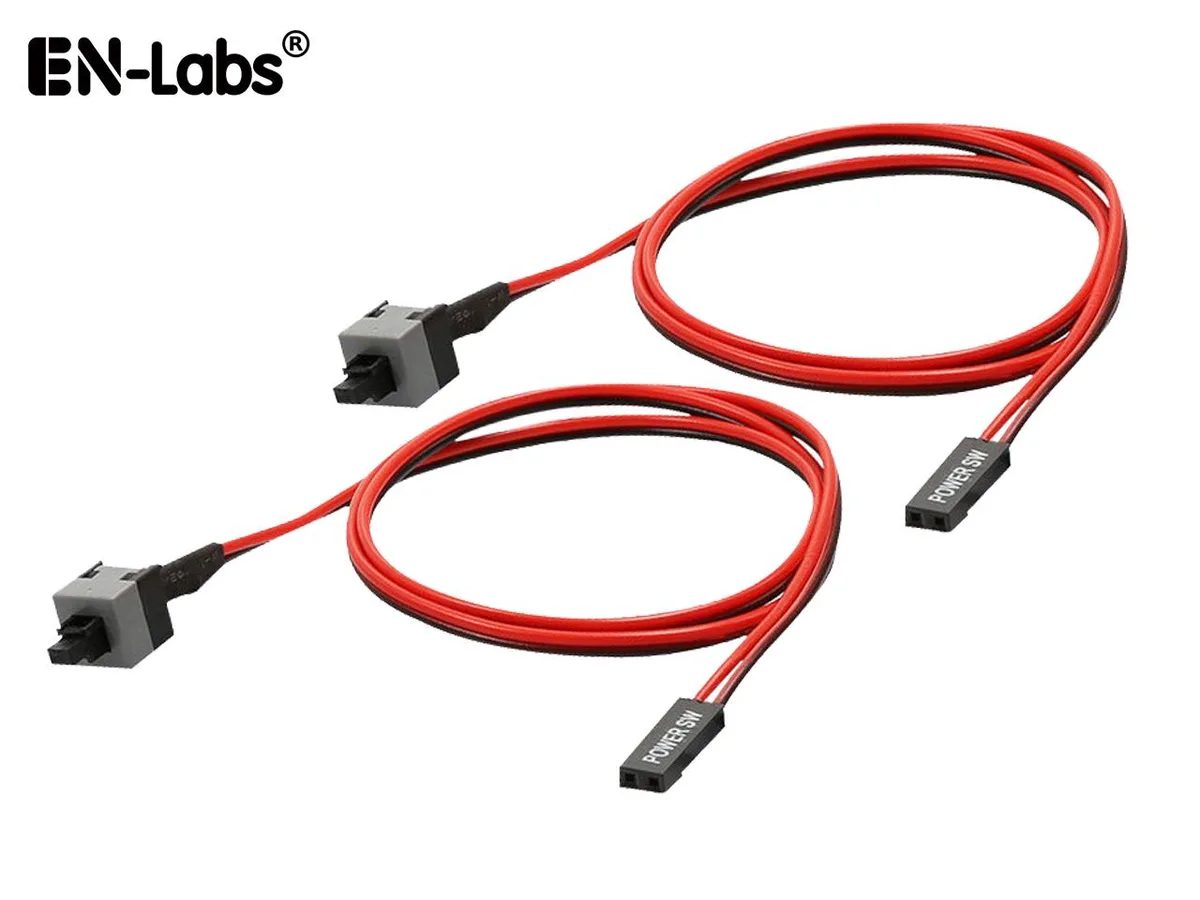 EN-Labs EN-Labs PWSW50CM 2-Pin Power Switch Cable 20" 2-Pack motherboard accessory — 商品照片