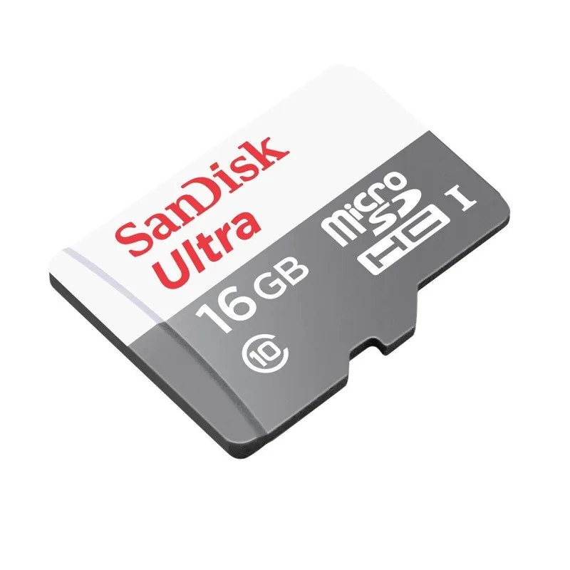 SanDisk SanDisk Ultra microSDHC 16GB Class 10 80MB/s SDSQUNS-016G — vörumynd