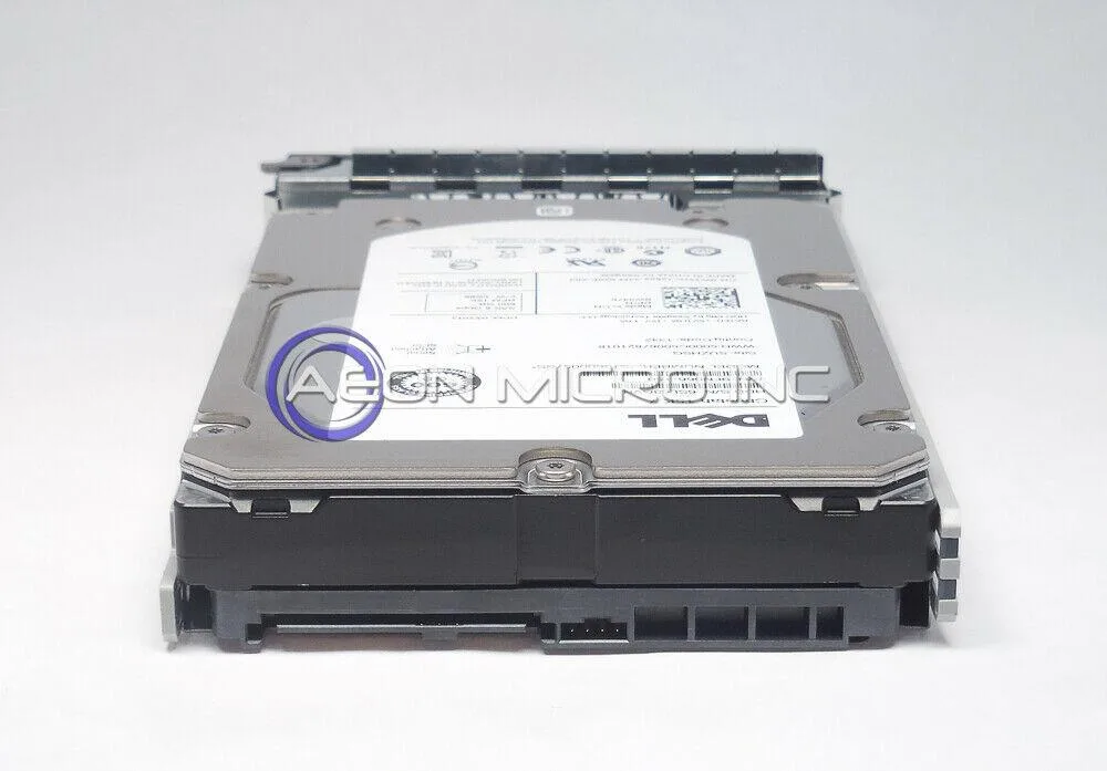 Silver 3.5 inch internal hard drive with circuit board visible