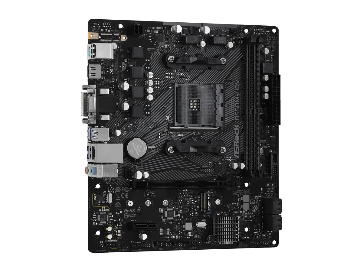 ASRock ASRock B550M-HDV AMD motherboard — product photo