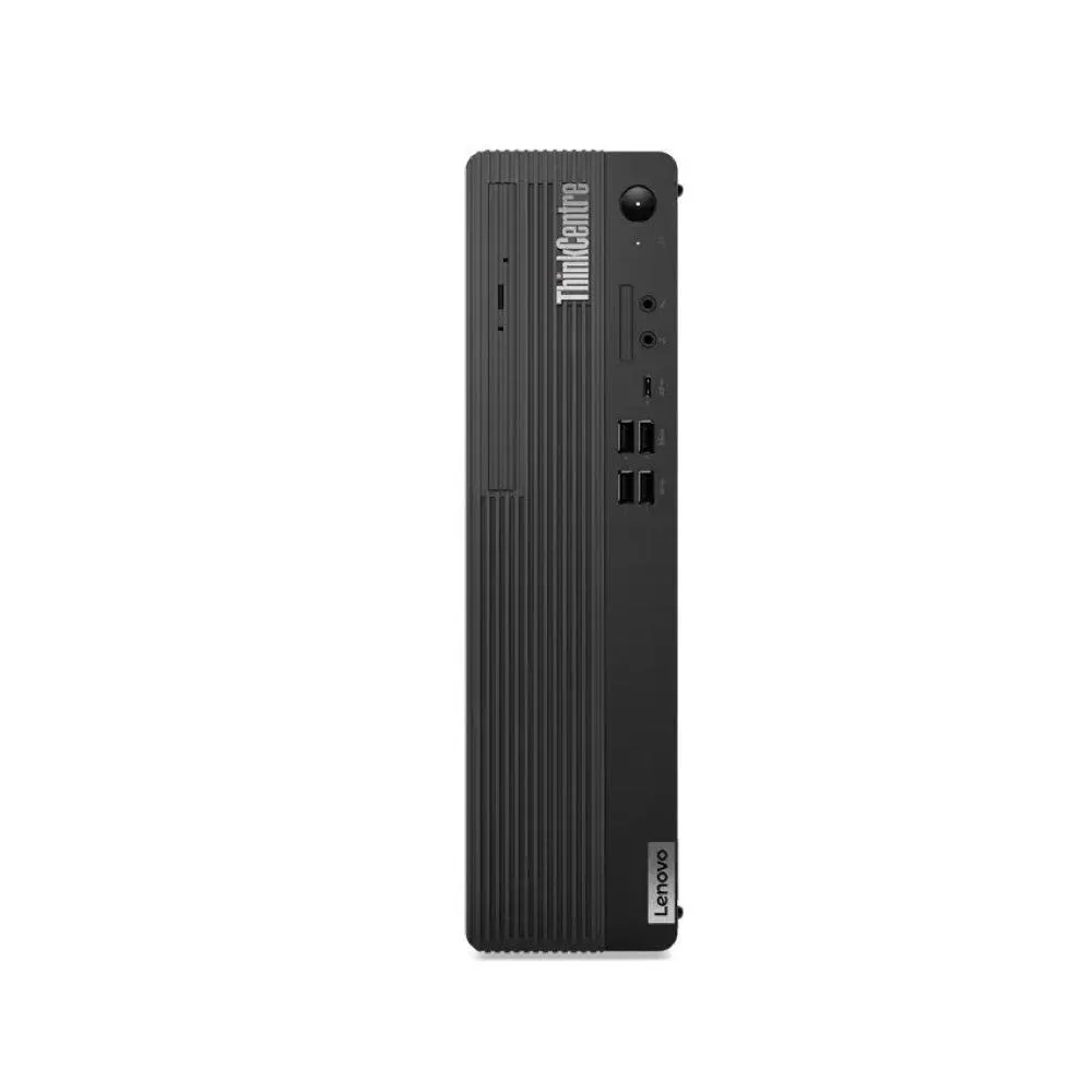 Small black desktop tower with compact form factor