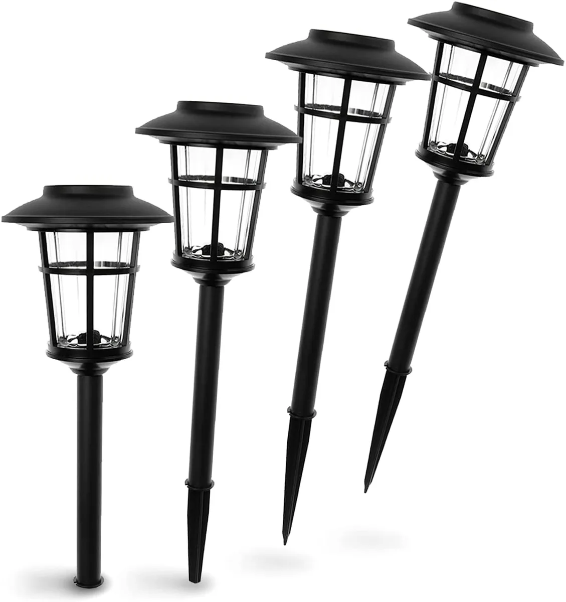 Home Zone Security Home Zone Security ELJ7606G Solar Spot Light 15 lm 4-Pack — fotografia produktu
