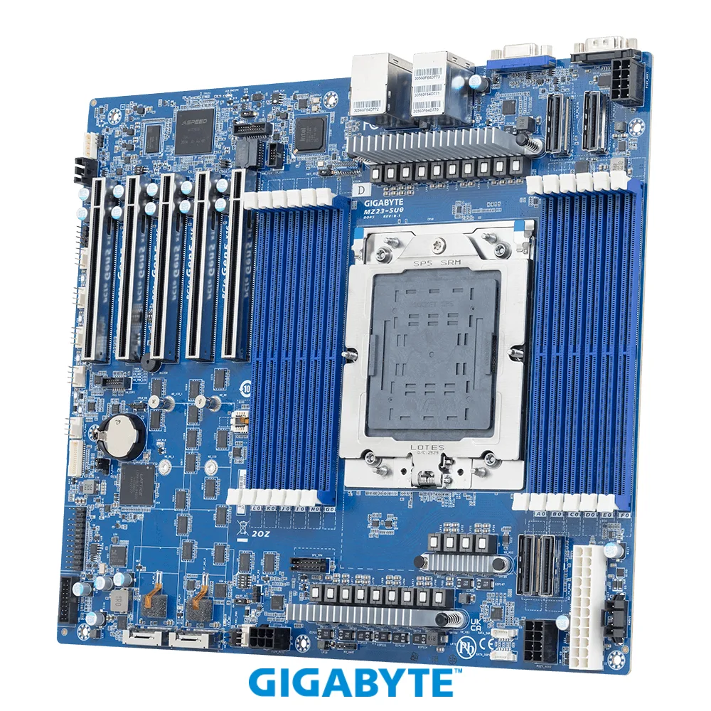 GIGABYTE GIGABYTE MZ23-SU0 server motherboard AMD EPYC 9005/9004 CEB UP — ภาพสินค้า