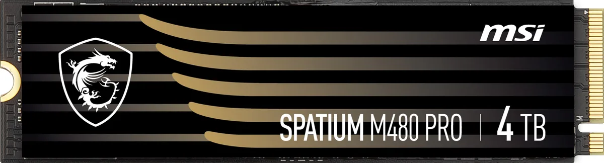 MSI MSI SM480PN4TB SPATIUM M480 PRO 4TB internal SSD — vörumynd