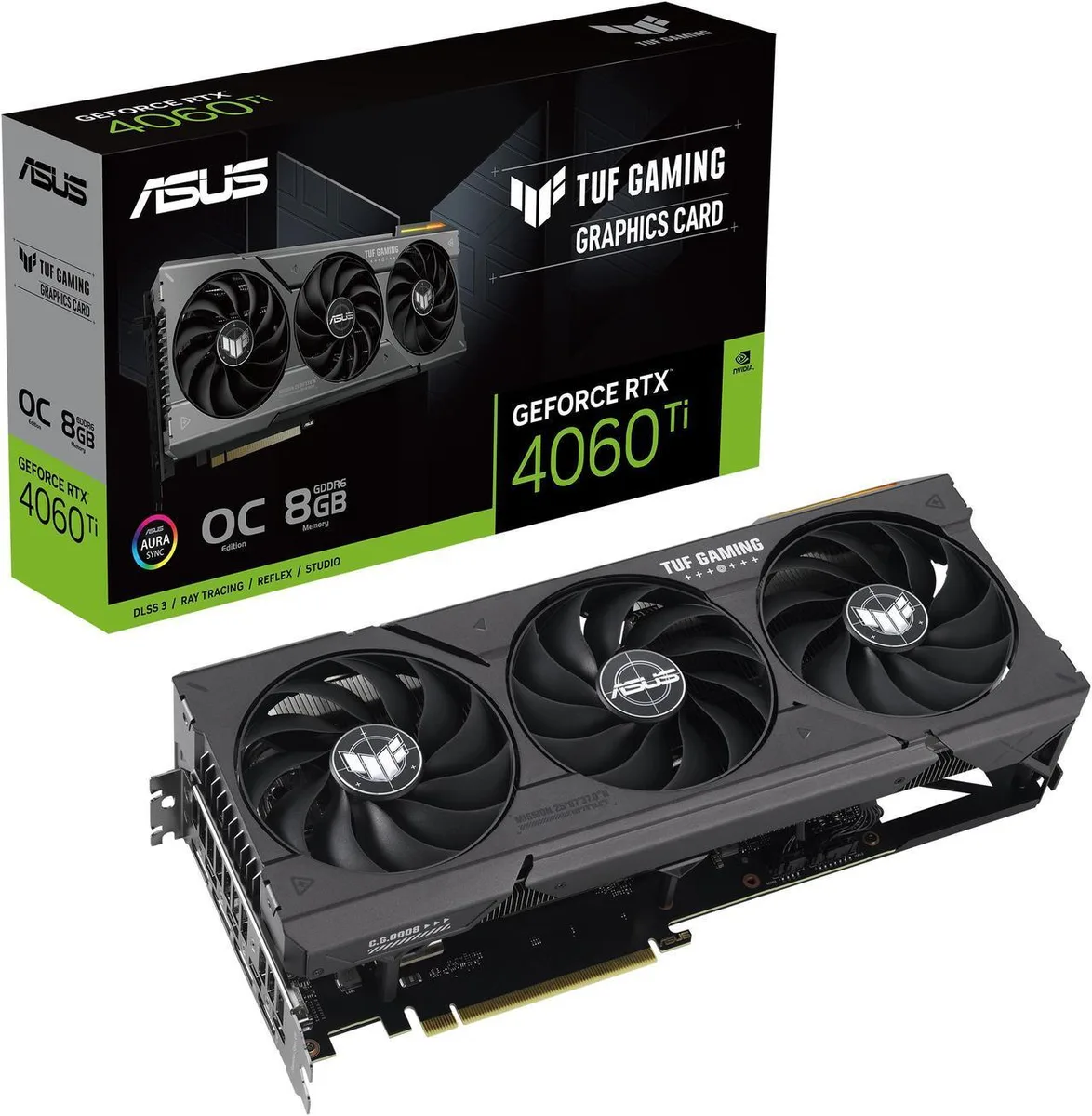 ASUS ASUS TUF Gaming GeForce RTX 4060 Ti OC 8GB graphics card — 商品照片