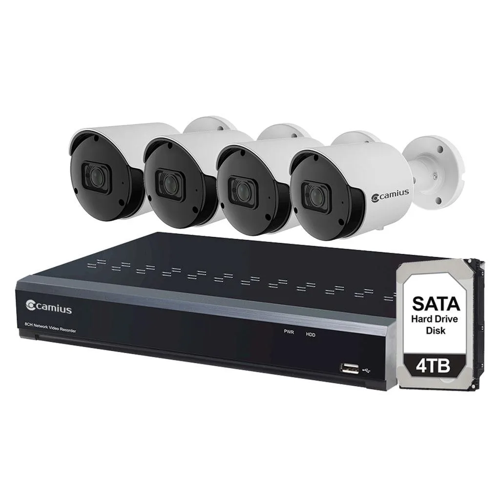 Camius Camius 8PR4B5R4T 8-Channel 4K NVR Kit with 4TB HDD — product photo