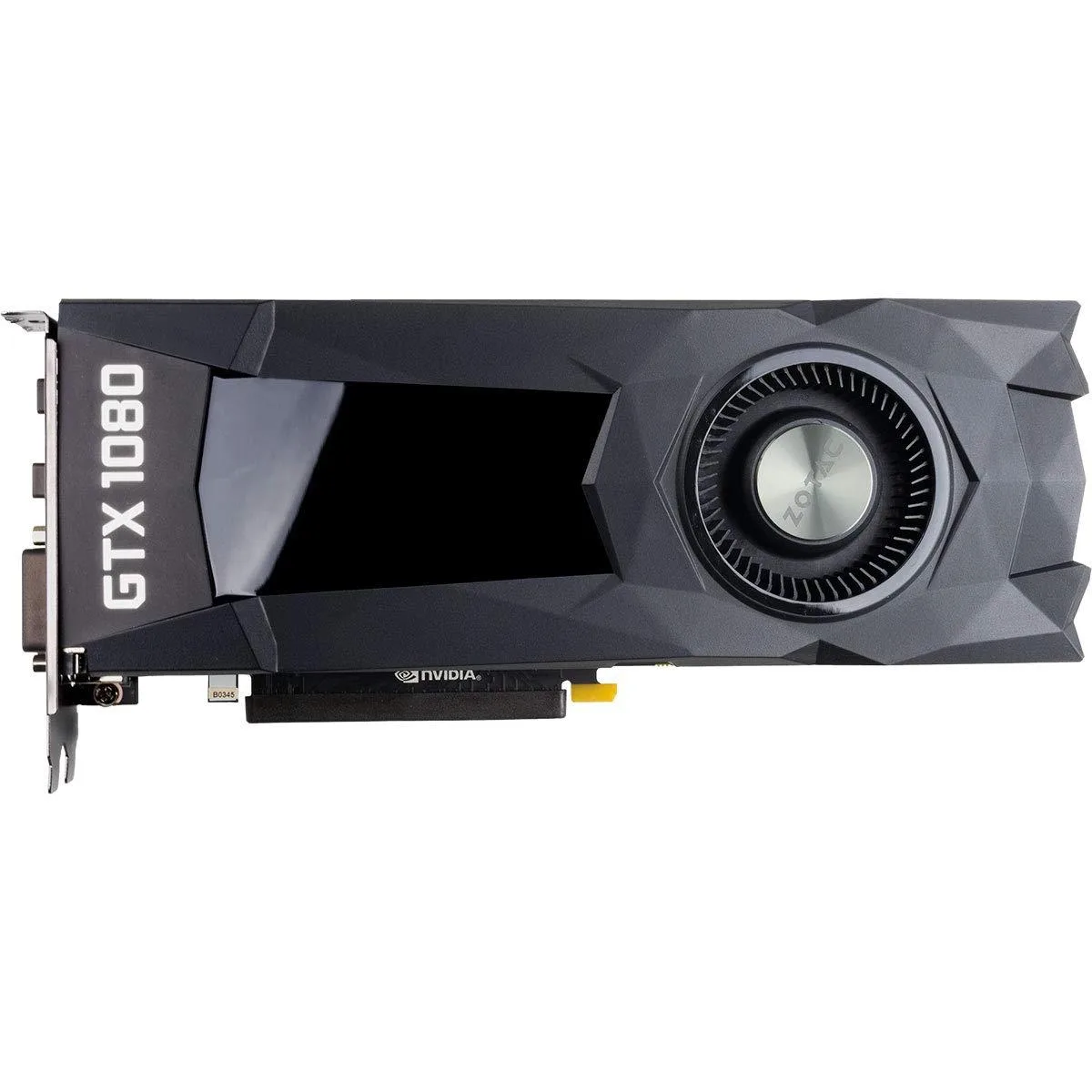 ZOTAC GeForce GTX 1080 blower graphics card with single fan cooler