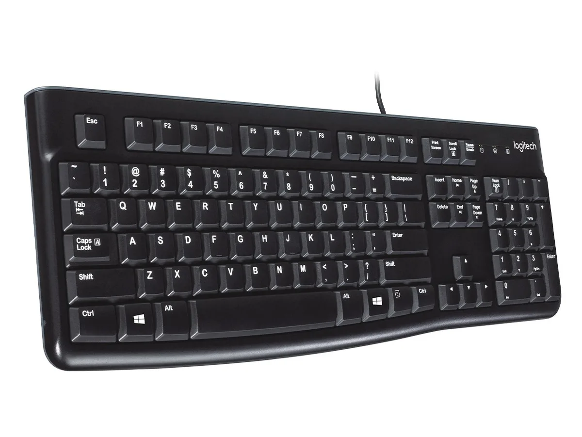 Logitech Logitech K120 Wired Keyboard - Black — toote foto