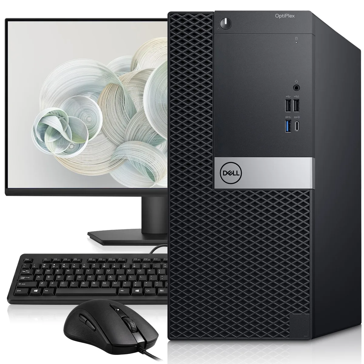 DELL DELL OptiPlex 7060 Tower i5-8500 8GB 256GB 24" Monitor Win11 Pro — photo du produit