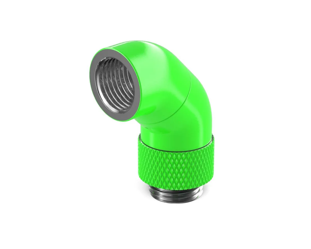 PrimoChill PrimoChill G 1/4in 90 Degree SX Dual Rotary Snake Fitting diy cooling — 제품 사진