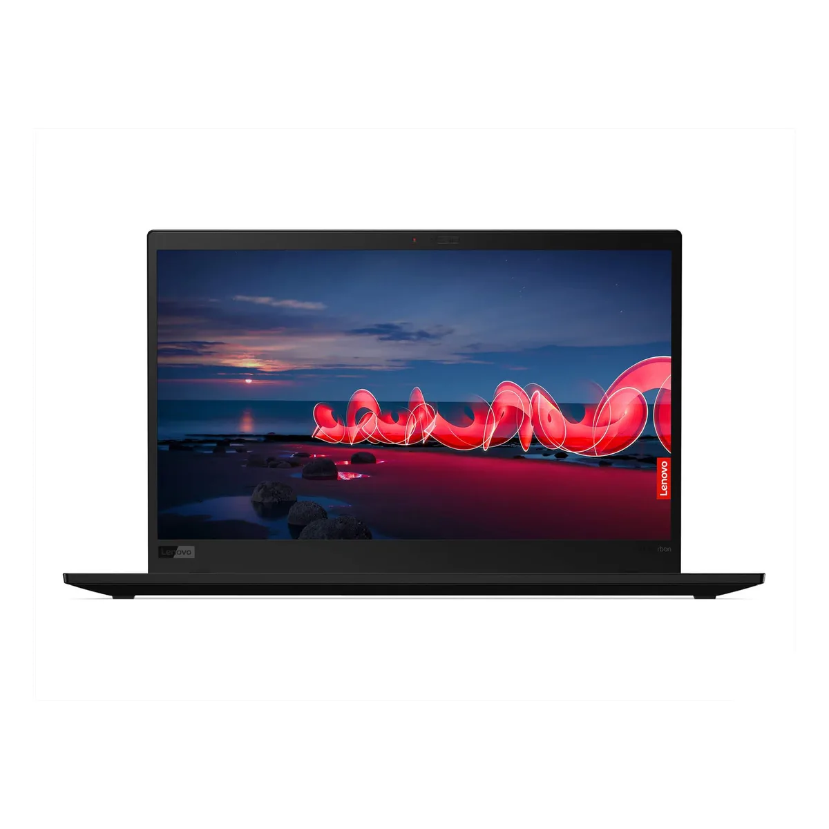 Black 14.0 inch thin-and-light laptop with matte anti-glare display