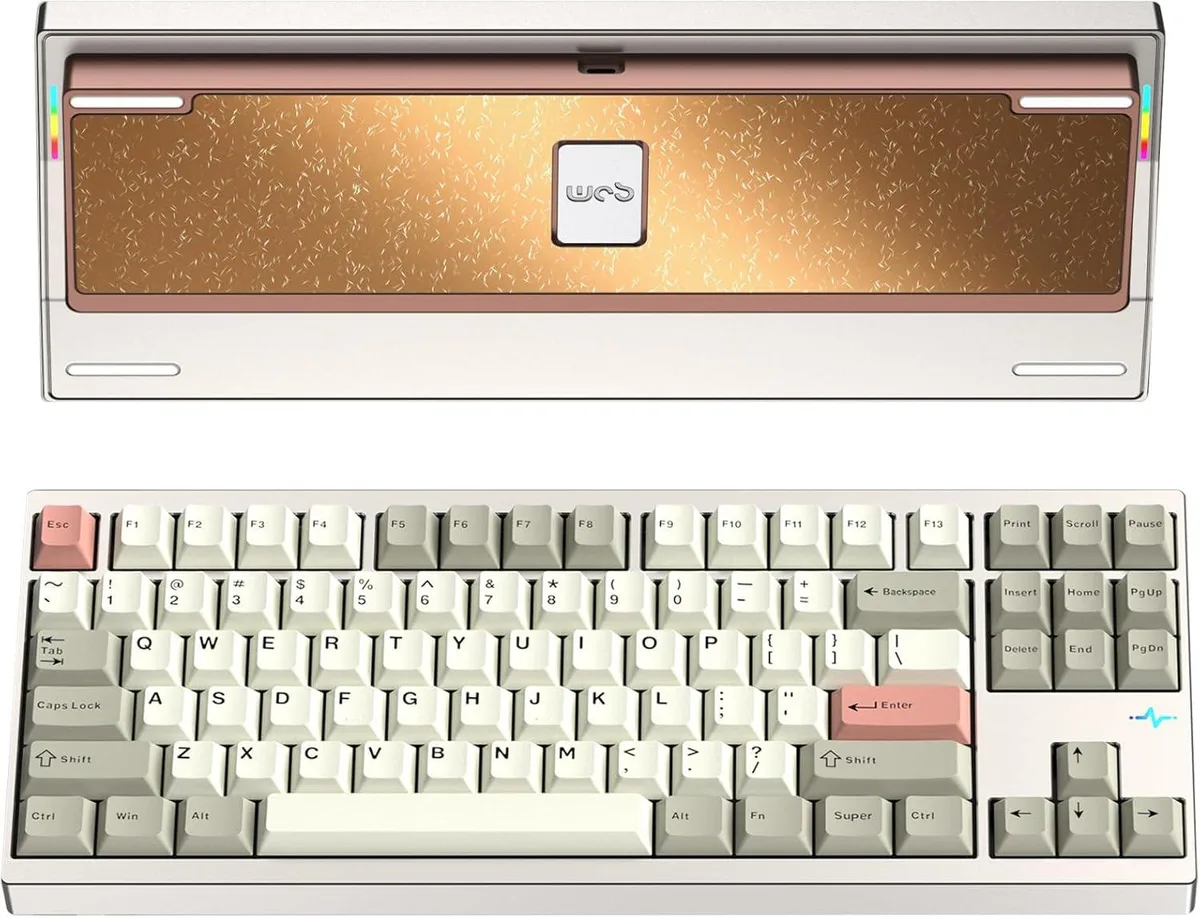 BFKK BFKK CRUSH80 RGB Gaming Keyboard 6063 Aluminium 7500mAh Grey — photo du produit