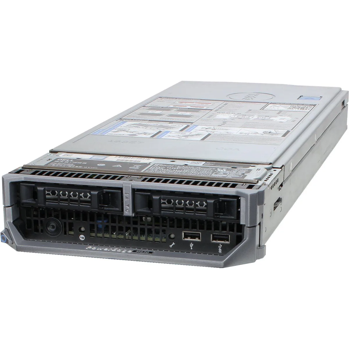 DELL DELL PowerEdge M630 rack server 2x E5-2620v3 2.4GHz 512GB 2x 480GB SATA SSD H730 — product photo