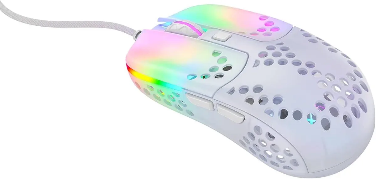 xtrfy xtrfy MZ1 Zys Rail Gaming Mouse White — foto del producto