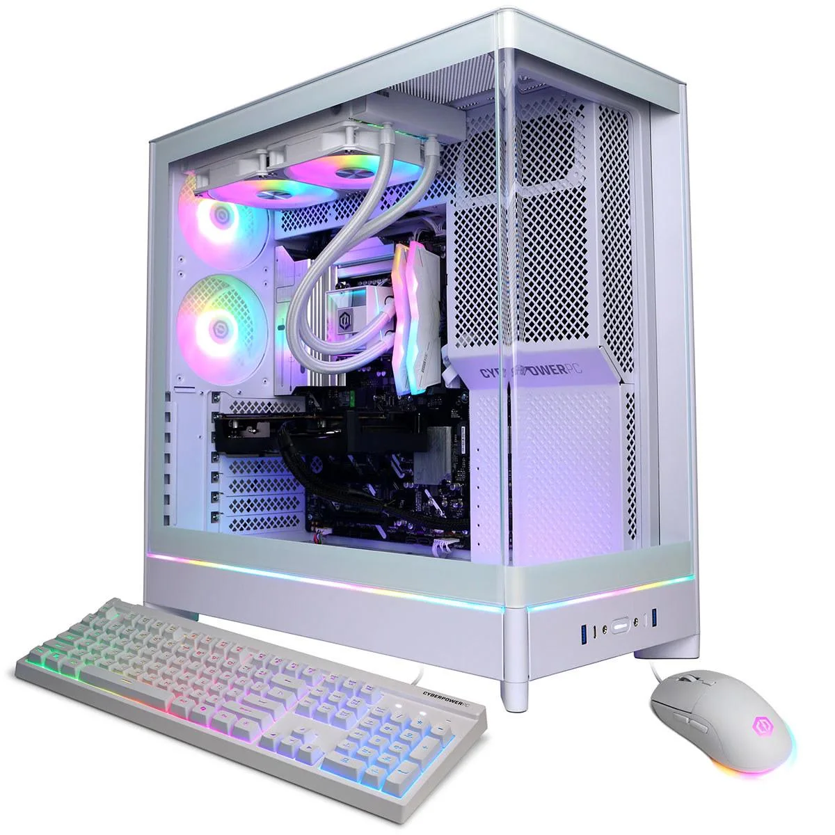 CyberpowerPC CyberpowerPC Gamer Supreme Intel Core Ultra 7 265KF 32GB 2TB RTX 5060 Ti 16GB White — produktfoto