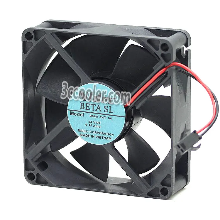 Zyvpee Zyvpee D08A-24TU 06 80*25mm 24V .11A case fan — 제품 사진