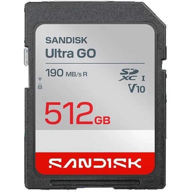 SanDisk SanDisk Ultra GO SDXC 512GB memory card — 제품 사진