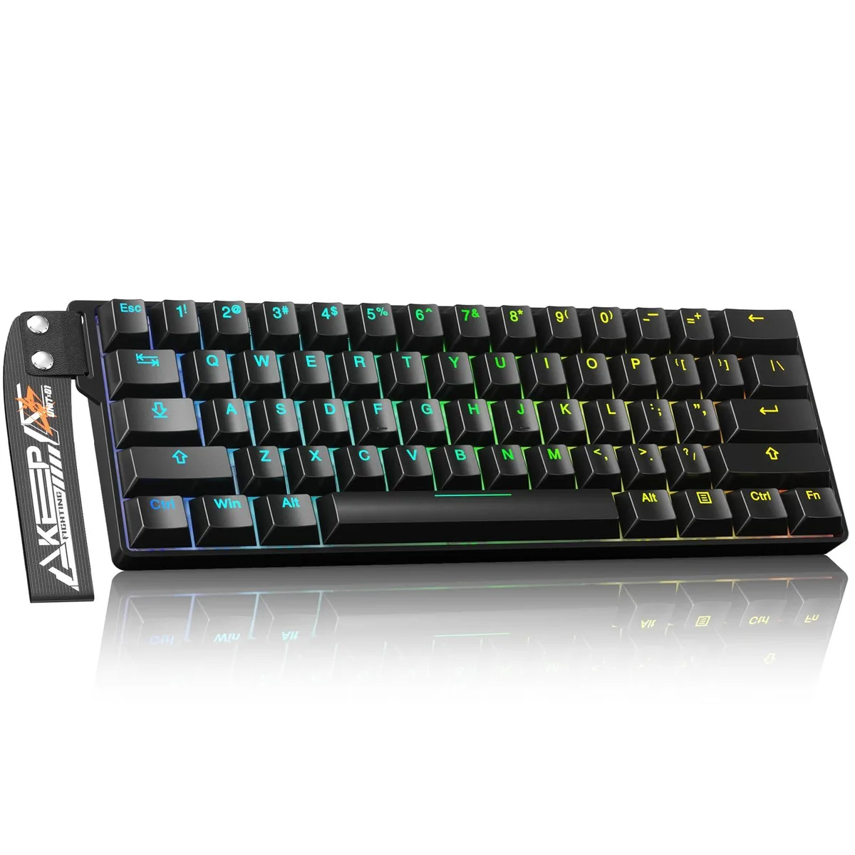 DAREU EK60 HE Rapid Trigger Hall Effect Gaming Keyboard 8000Hz 0.01mm RT 61 Keys Black — φωτογραφία προϊόντος
