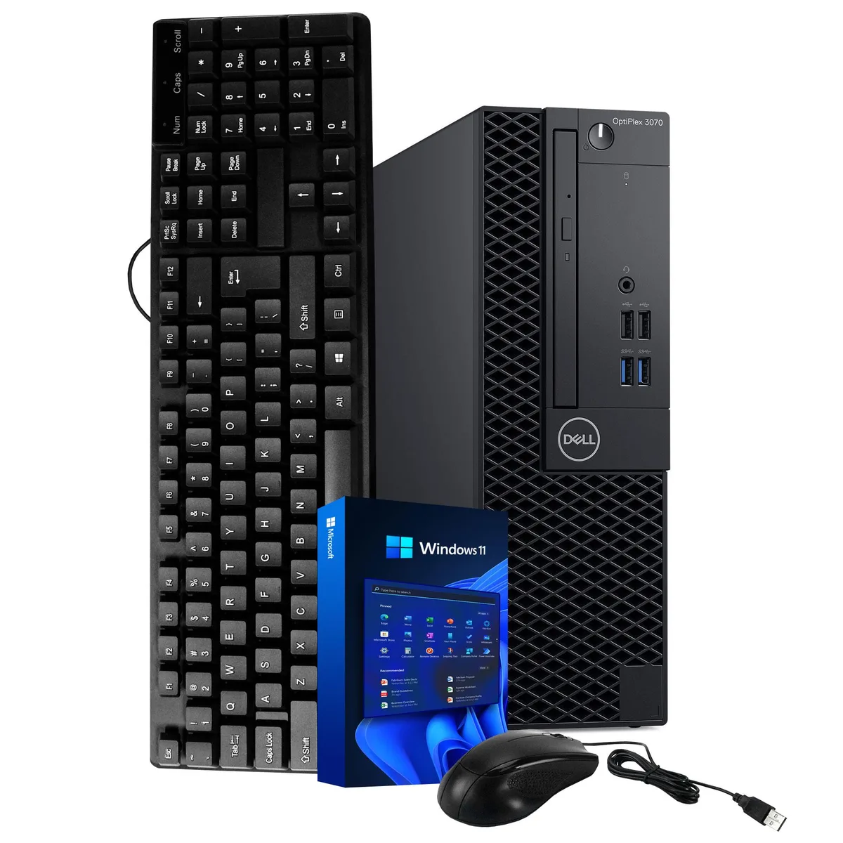 DELL DELL OptiPlex 3070 desktop PC i5-9500 16GB DDR4 500GB SSD 1TB HDD — photo du produit