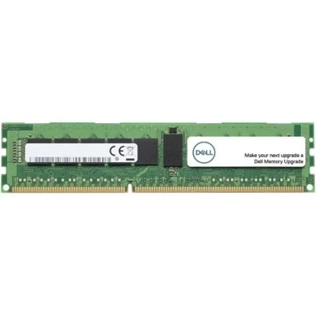 Green Dell-branded 288-pin DDR4 server memory module
