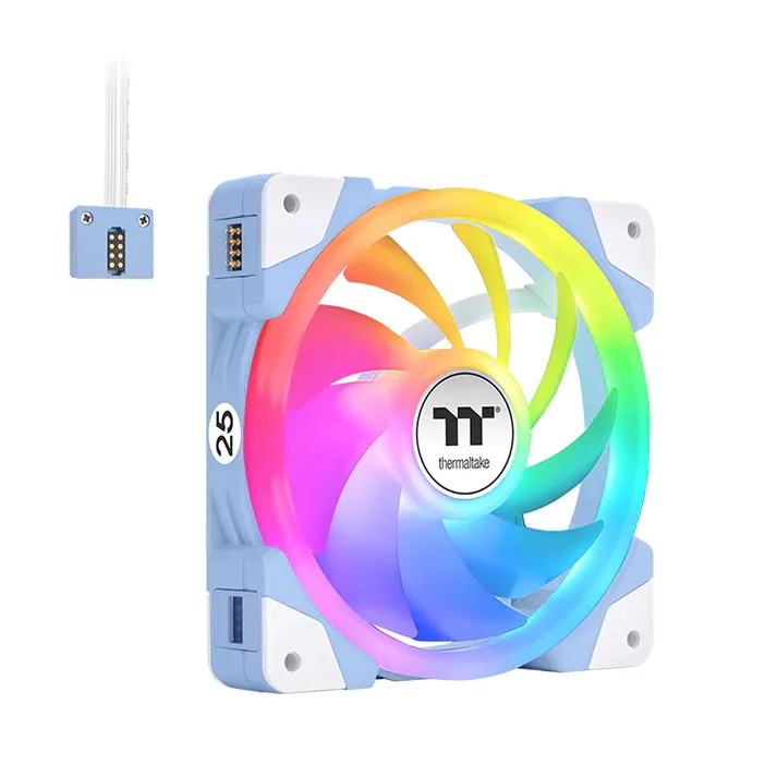 Thermaltake Thermaltake CL-F184-PL14BU-A Hydrangea 140mm ARGB case fan 3-pack — ürün fotoğrafı