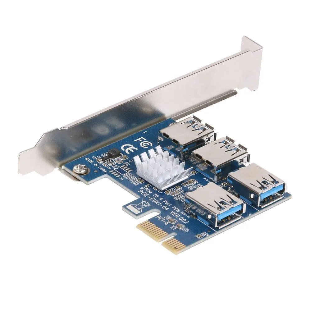 Vszerda Vszerda N23985 PCIe 1x to 4-slot riser card — ภาพสินค้า
