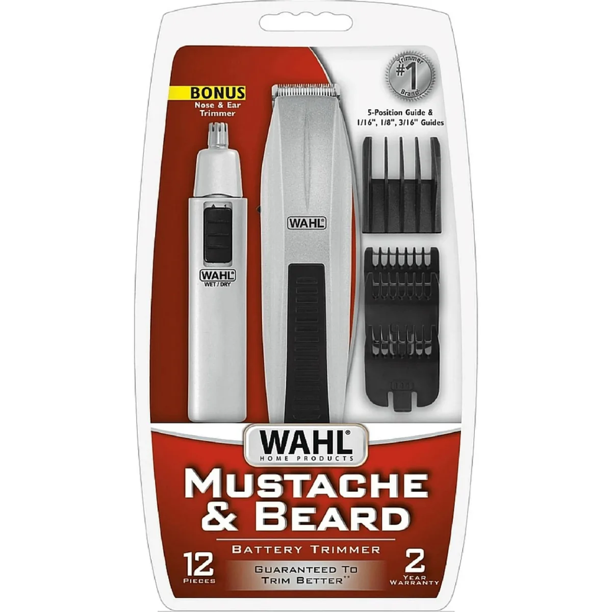Wahl Wahl 5537-420 9-Piece Beard &amp; Nose Trimmer Kit — product photo