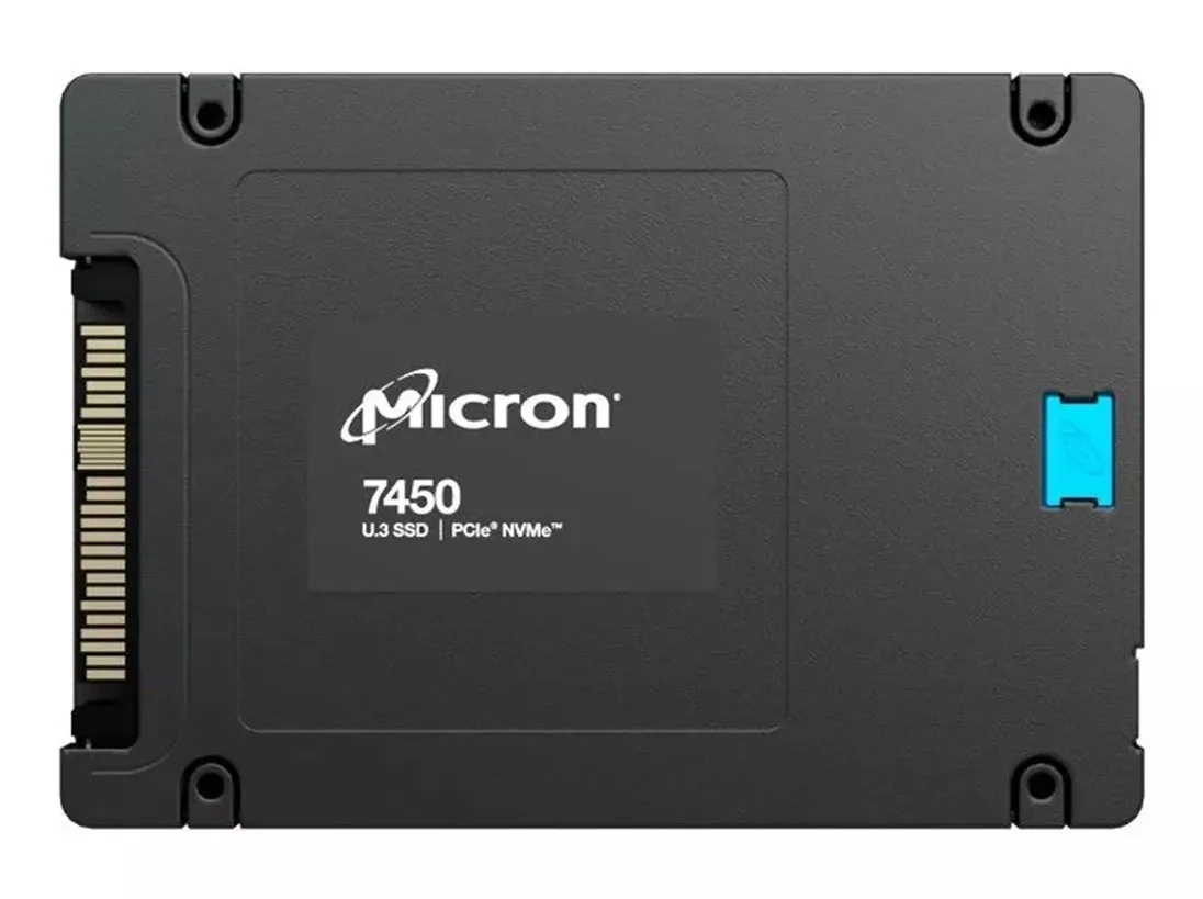 Micron Technology, Inc. Micron Technology, Inc. MTFDKCB3T2TFS-1BC1ZABYYBV 7450 MAX 3.2TB NVMe enterprise SSD — productfoto