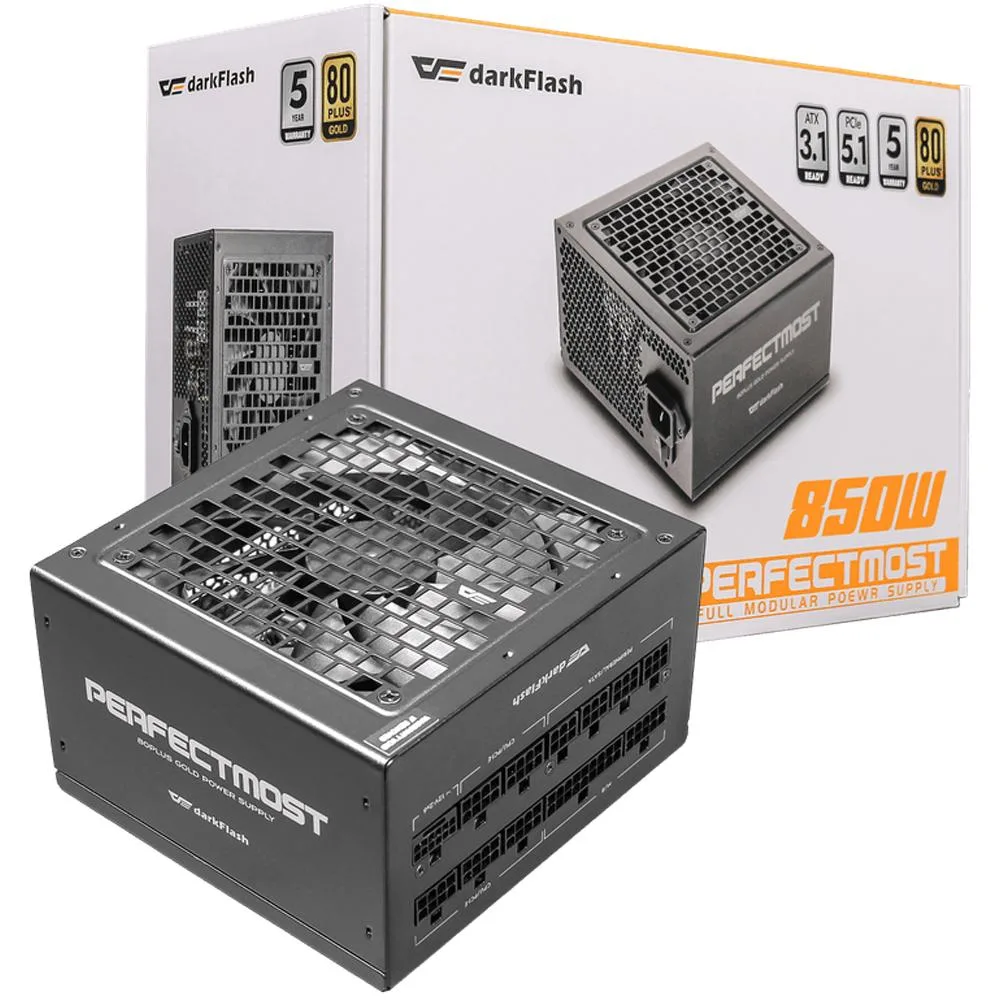 darkFlash darkFlash PMT850 850W fully modular power supply — product photo
