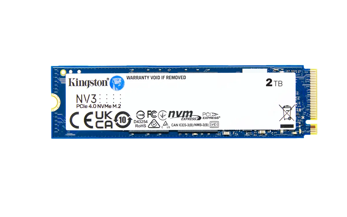 Kingston Technology Corp. Kingston Technology Corp. SNV3S/2000G 2TB M.2 2280 PCIe 4.0 NVMe internal SSD — product photo