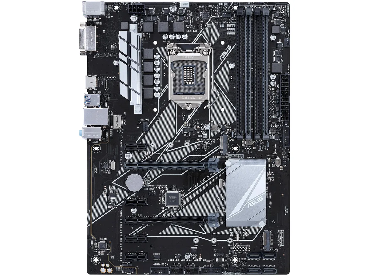 ASUS ASUS Prime Z370-P LGA 1151 Intel motherboard 64GB DDR4 — photo du produit